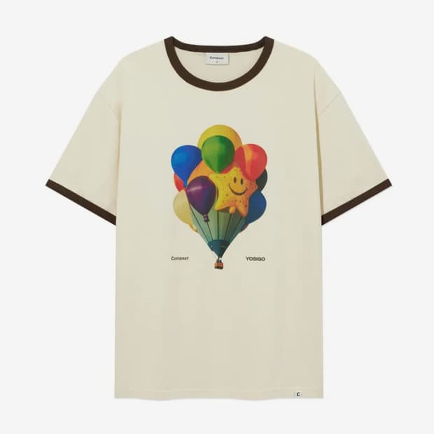 요시고 벌룬 페스티벌 링거 티셔츠