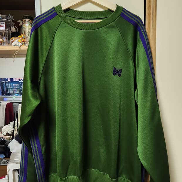 니들스 트랙 크루넥 맨투맨 L