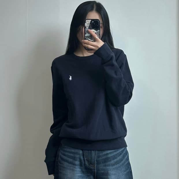 폴로 랄프로렌 신형 포니로고 네이비 맨투맨