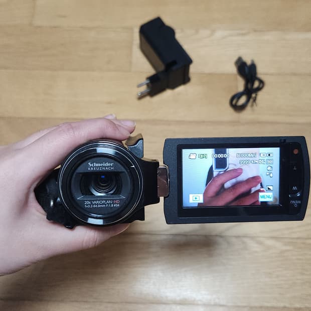 삼성 캠코더 hmx-h204bd (작례 있음)