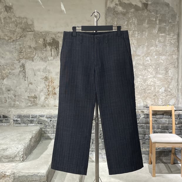 꼼데가르송 트리콧 그레이 ad2005 스트라이프 트라우저