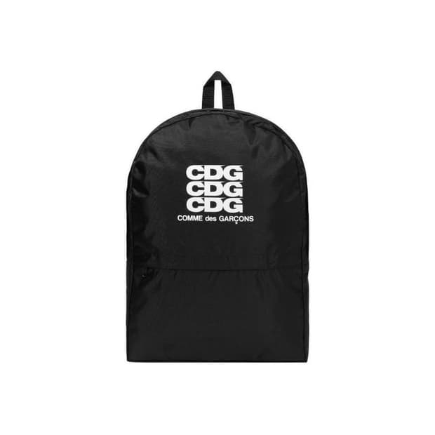 꼼데가르송 CDG 로고 백팩 블랙 가방 백