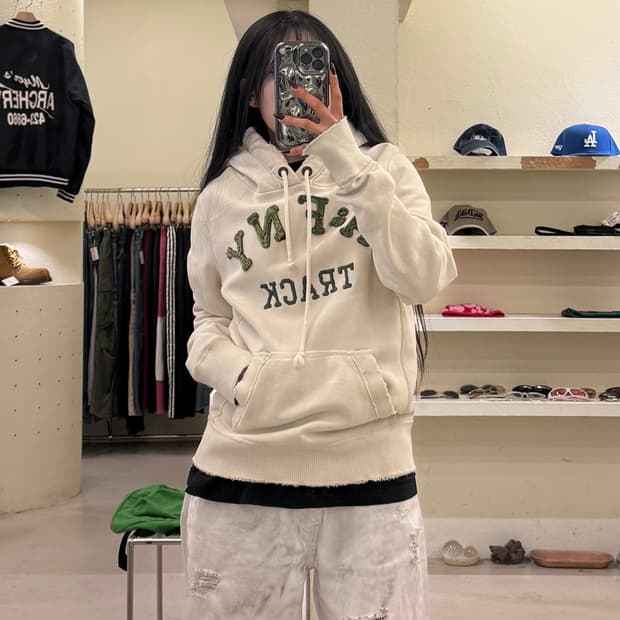 아베크롬비 앤 피치 A&F 트랙 자수 후드티 U1165