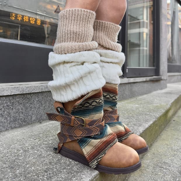 00s MUK LUKS 가을 랩 부츠