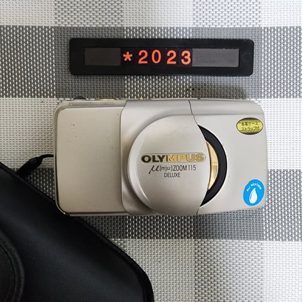 올림푸스 뮤 줌 115 디럭스 필름카메라 파우치포함