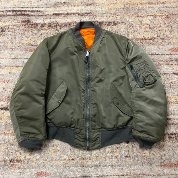 90s USA Alpha MA-1 알파 마원 항공점퍼 플라이트 자켓