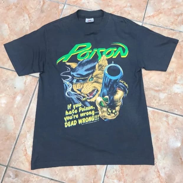 1989 포이즌 빈티지티셔츠