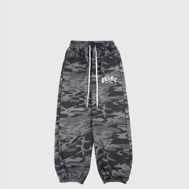 Prime Logo Wide Joggers Dark Camo