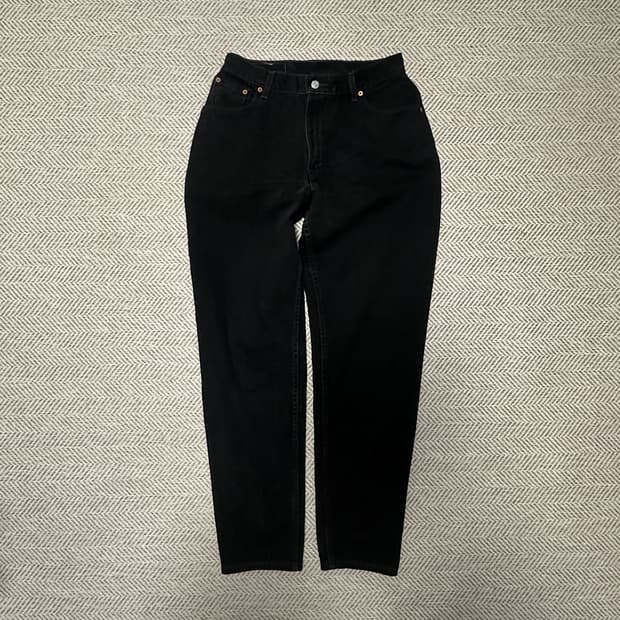 LEVI'S 550 00's mexico made black jeans