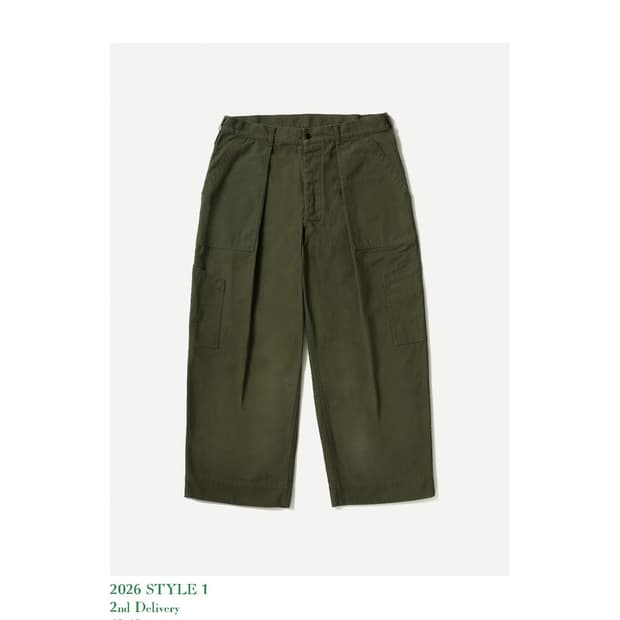(새상품) A.PRESSE 아프레쎄 USAF HEMMED BOTTOMS