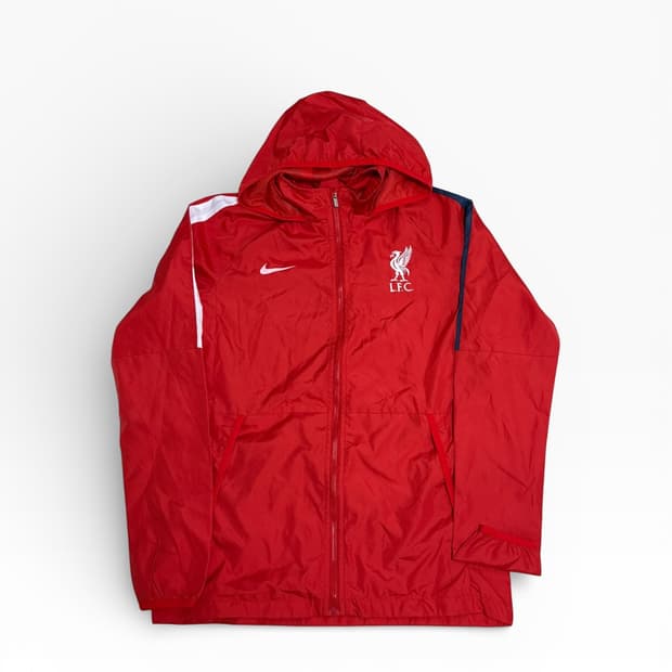 나이키 리버풀 바람막이 후드 자켓 레드 S