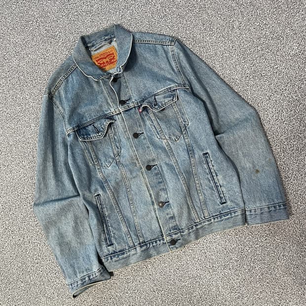 리바이스 72334 데님 트러거 자켓