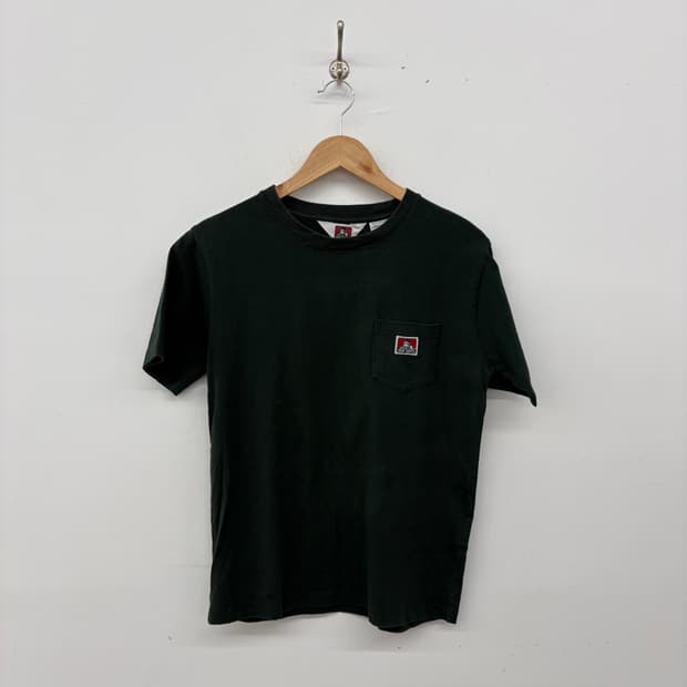 벤 데이비스 포켓 반팔 티셔츠 그린 공용M