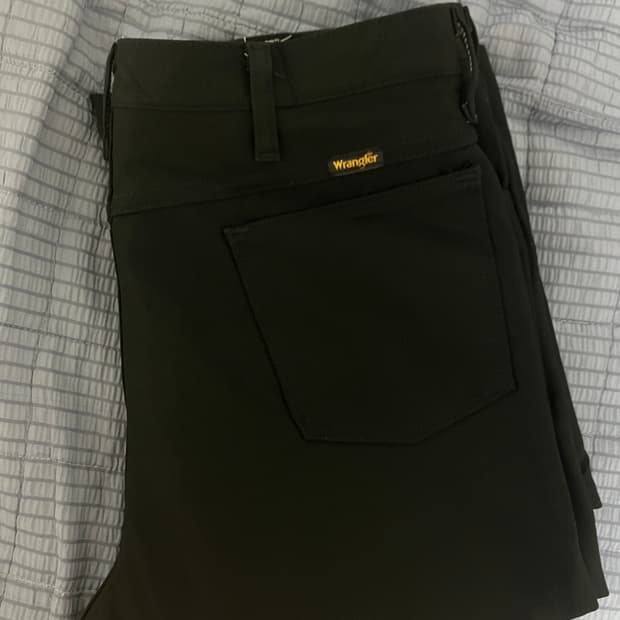 (36 X 32) 랭글러 메카닉 팬츠 부츠컷 블랙