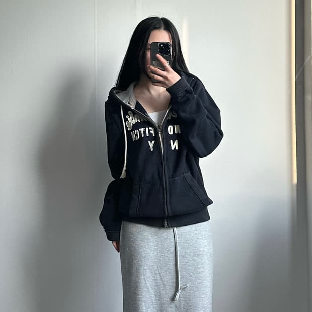 아베크롬비 y2k 와투케 블랙 후드집업