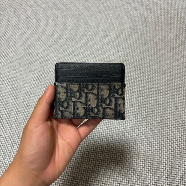 디올 오블리크 카드지갑