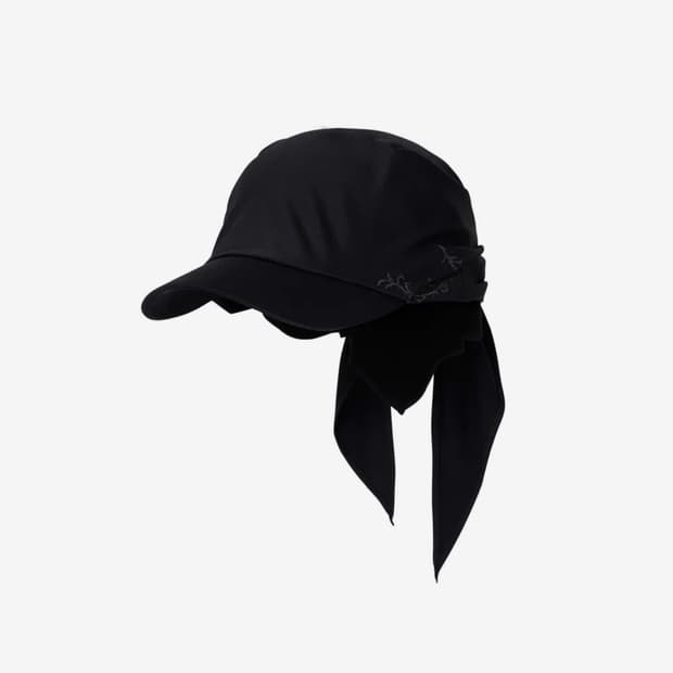 WELLBEING EXPRESS Scarf Cap Black