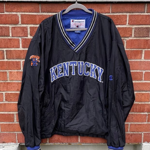 90s 빈티지 챔피온 나일론 웜업