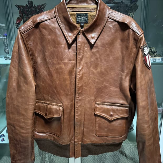 이스트맨레더 A2자켓 44size