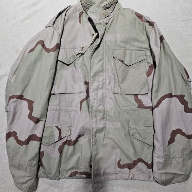 90s 미군오리지날 사막삼색 M65 필드자켓 셋
