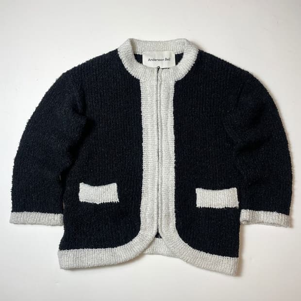 앤더슨벨 22SS B&W 니트 가디건 PN9455