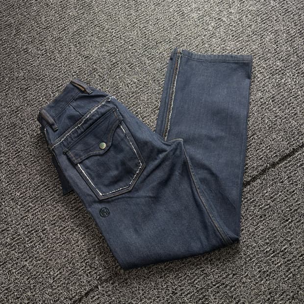 디젤 아카이브 포켓 디테일 루즈 데님 팬츠 3063