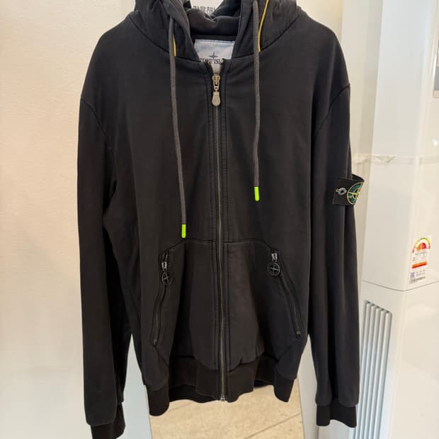 Stone Island Hooded Zip-up Jacket 