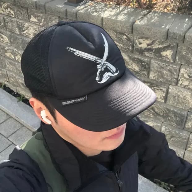 네이버후드 x 스투시 매쉬캡