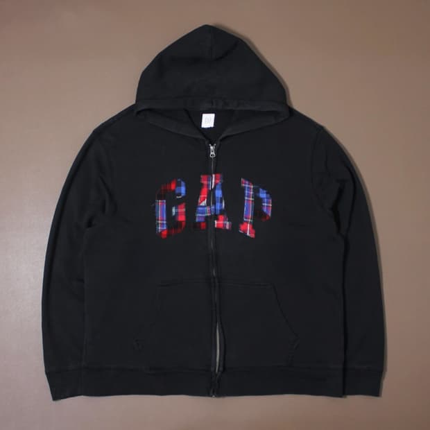 Gap 갭 성조기 블랙 후드집업