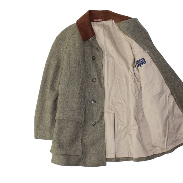 HACKETT LONDON 해켓 헤링본 코트