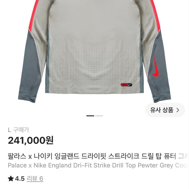 나이키 팔라스 드릴탑 L
