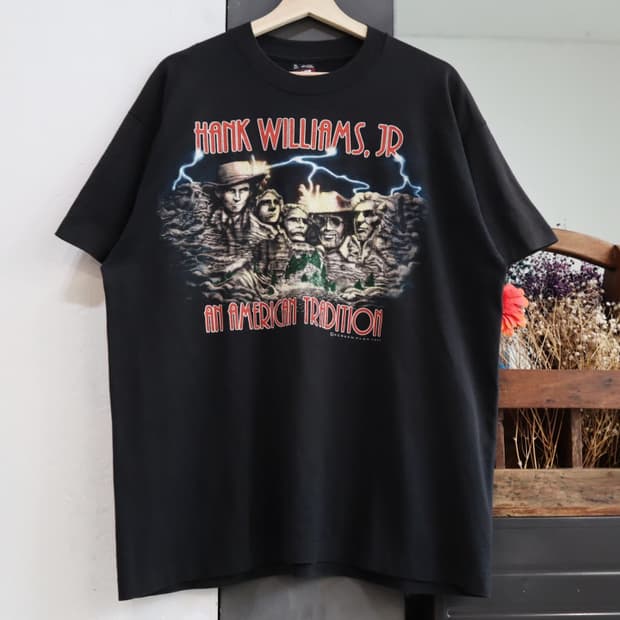 행크 윌리엄스 93s tour concert 티셔츠