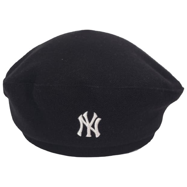 MLB 뉴욕양키스 블랙 울 펠트 베레모