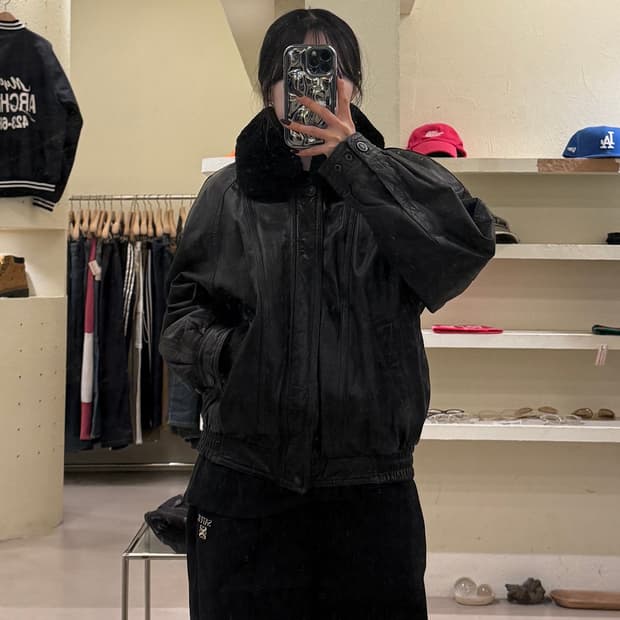 런던포그 빈티지 가죽 자켓 U1461