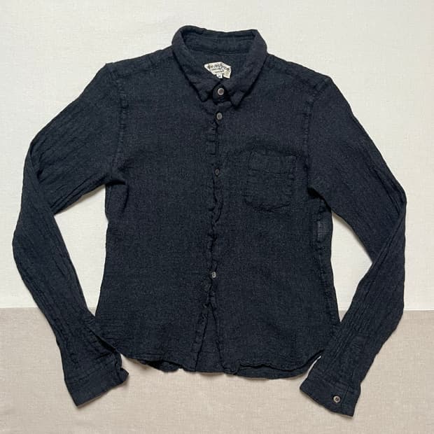 90s 꼼데가르송 축융 울 셔츠 Comme des garcons