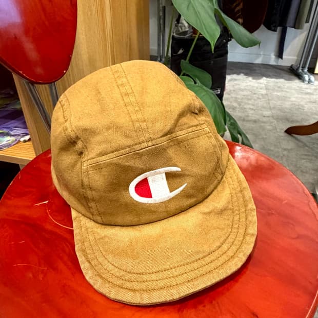 Vintage Champion Canvas Camp Cap
