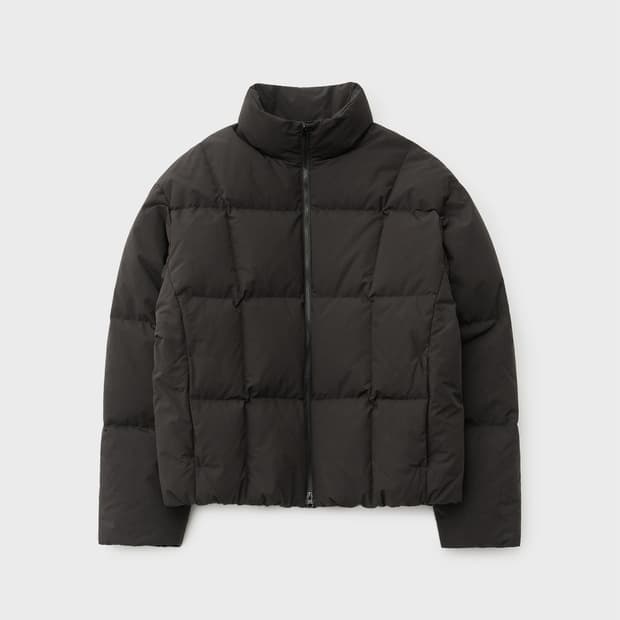 어나더오피스 벌룬 다운 푸퍼 자켓 블랙 (3)