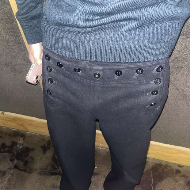 40s US NAVY 울 트라우저