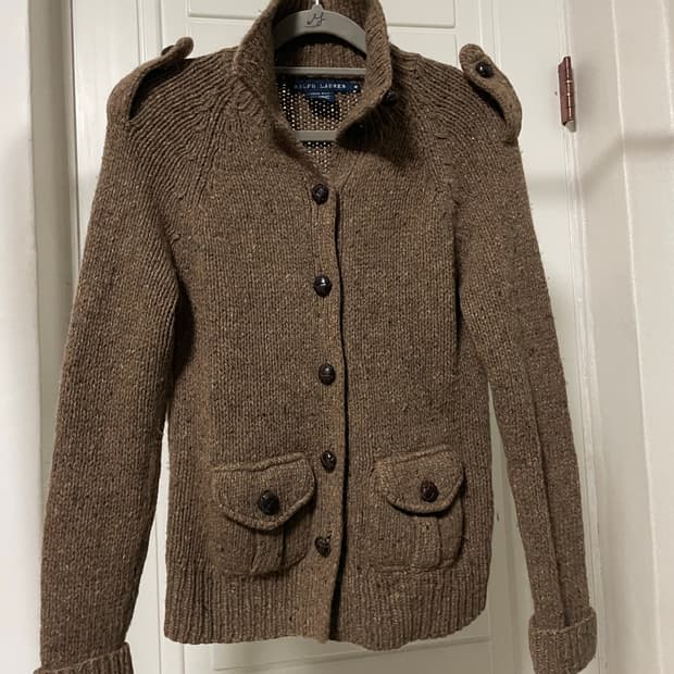 폴로 랄프로렌 울 캐시미어 혼방 니트 가디건