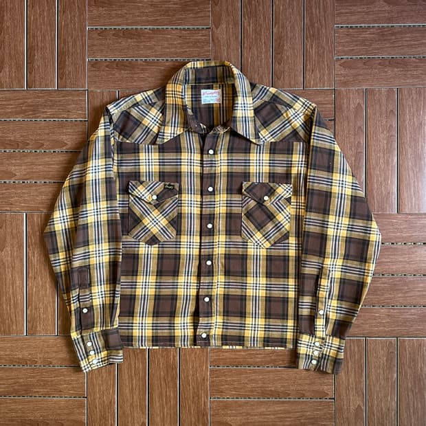 Wrangler usa western check shirts 