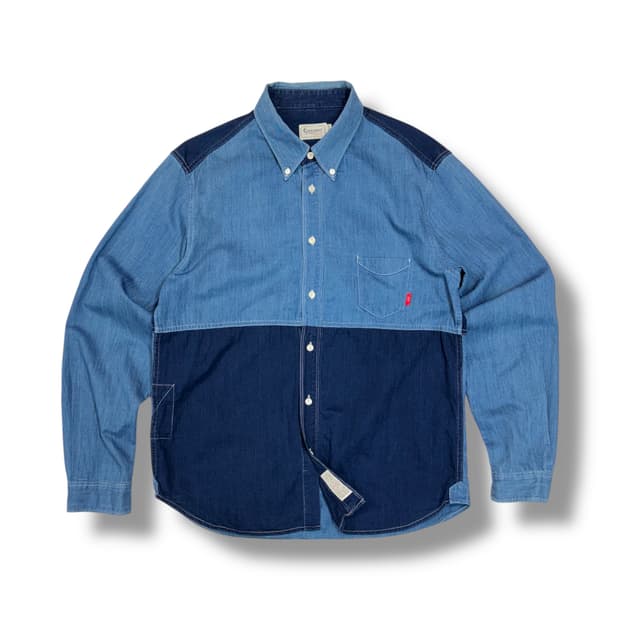 커버낫 투톤 데님 셔츠 (XL)  