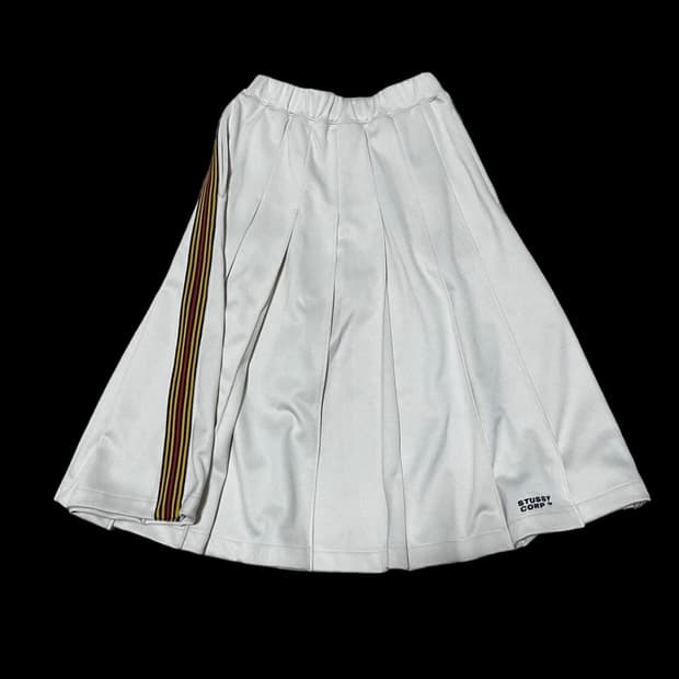 스투시 플리츠 스커트