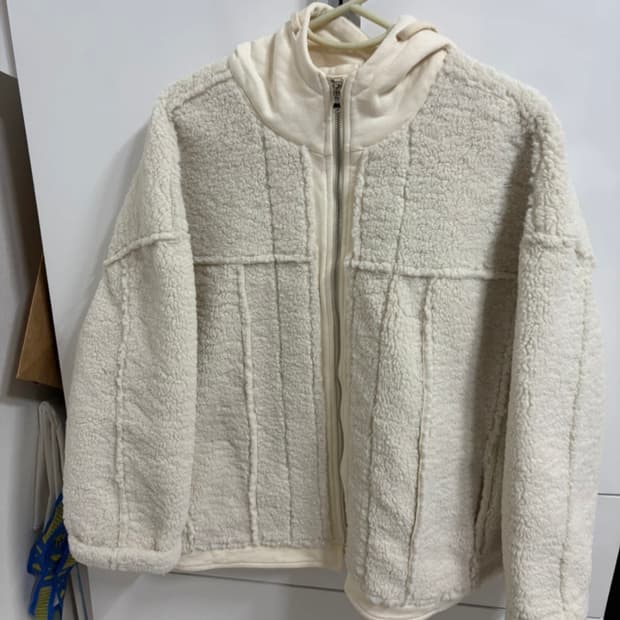 뽀글이 후드자켓