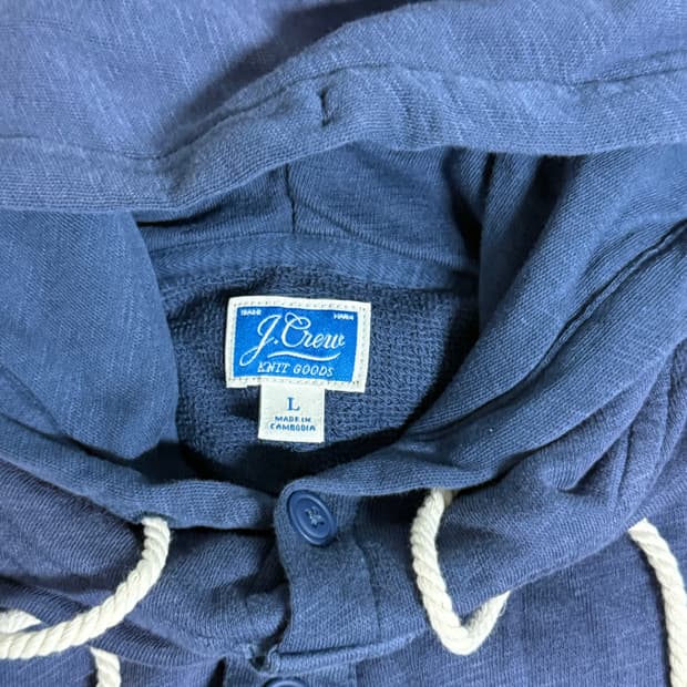 [L] 제이크루 후드 네이비