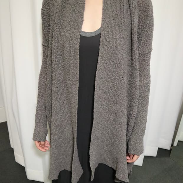 James Perse wool open cardigan