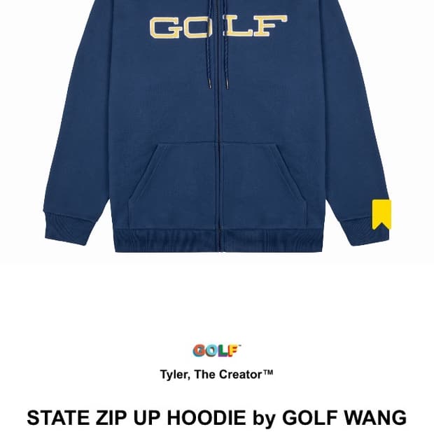 타일러 더 크리에이터 골프왕 스테이트 후드 집업 XL