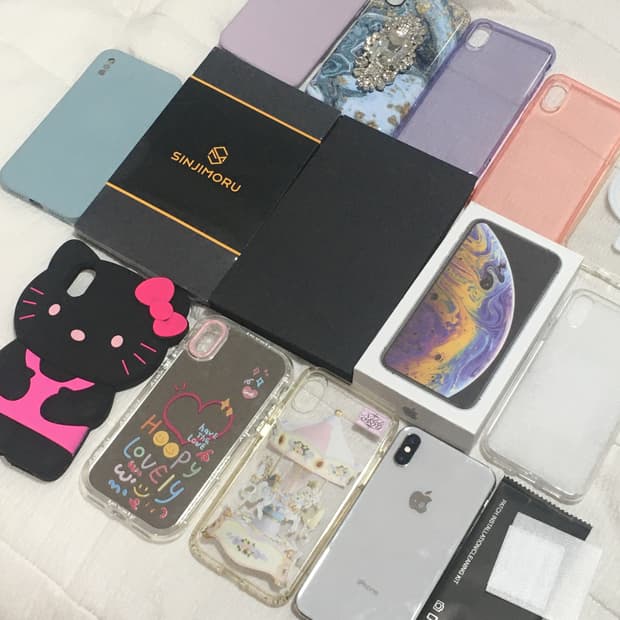 애플 아이폰XS 실버 풀박스 (미국 256) 카메라 무음