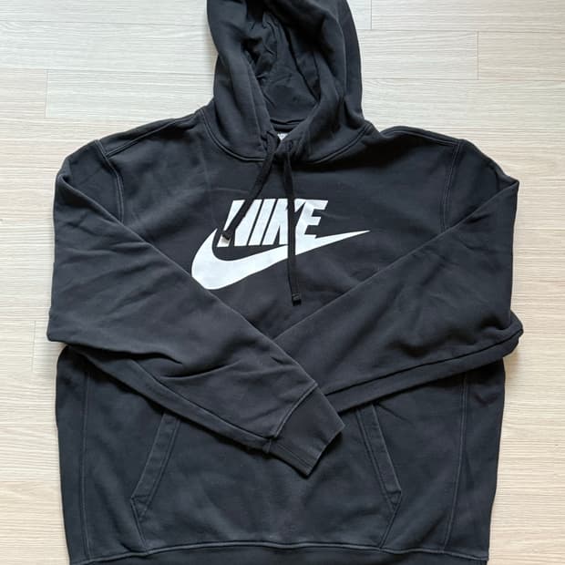 나이키 블랙 후드티 XL 판매