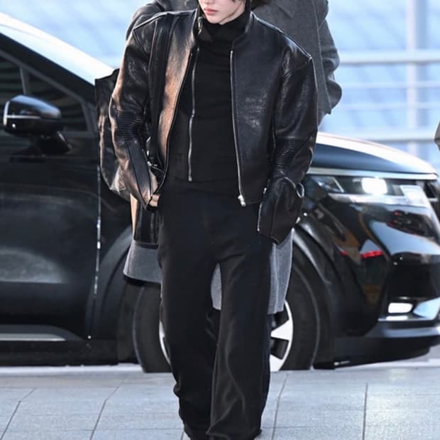 [L]렉토 모터사이클 고트 레더 바이커 자켓