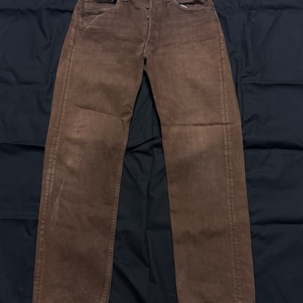 levi’s 501 브라운 가죽택